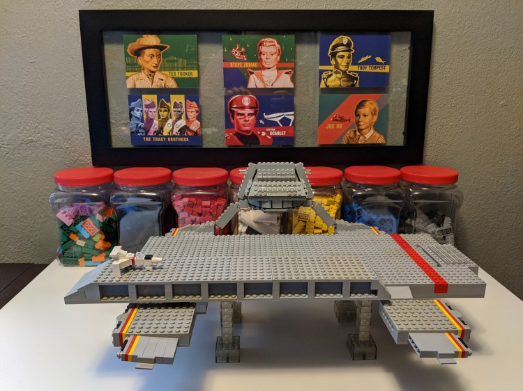 LEGO® Spectrum Cloudbase MOC from Captain Scarlet And The Mysterons designed by Security Hazard in 2020.