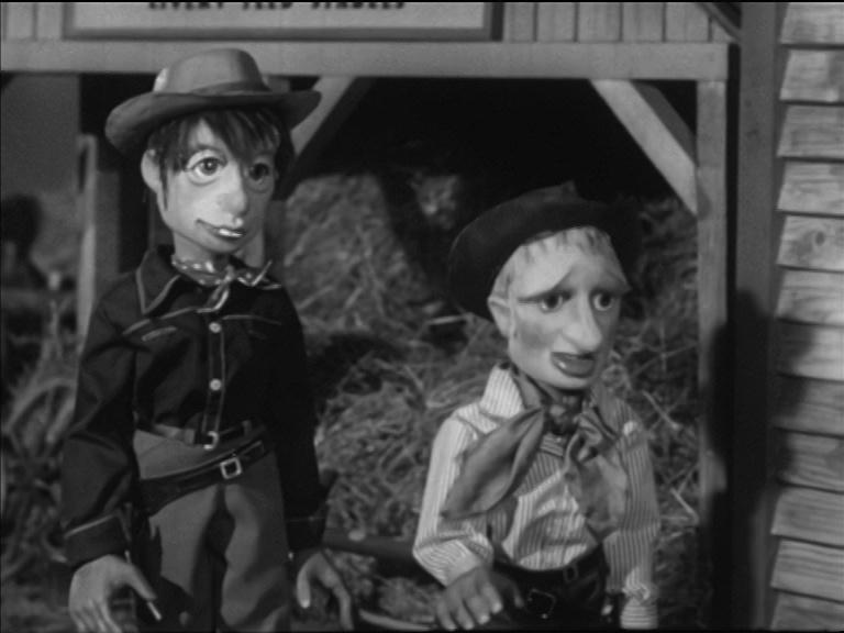 Billy Pinto and Ike Tobin in the episode, Gun Fight On Main Street.