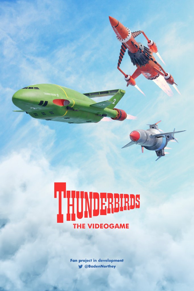 Thunderbirds The Videogame Teaser poster by @BadenNorthey