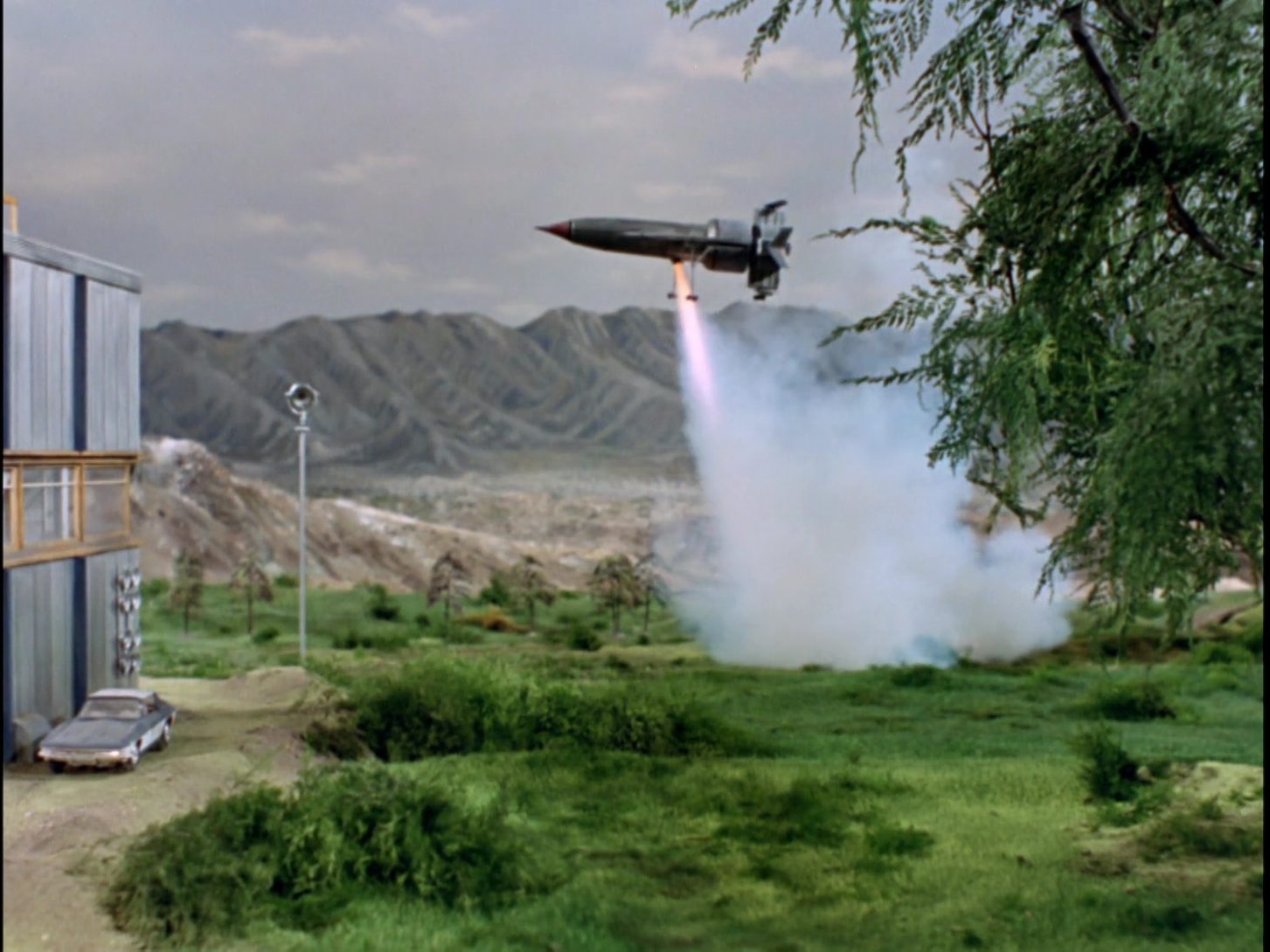 Thunderbird 1 in The Mighty Atom.