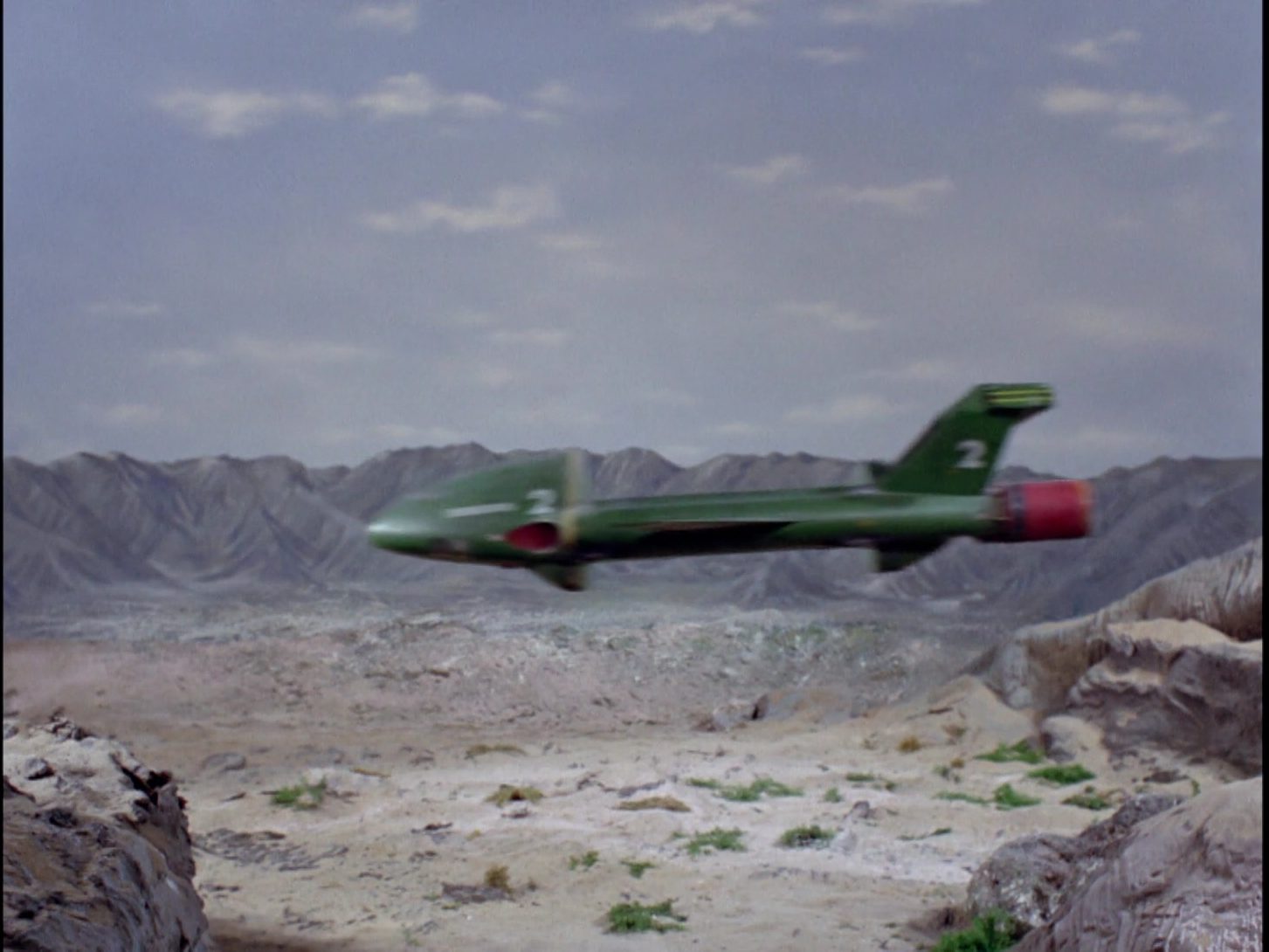 Thunderbird 2 in The Mighty Atom.