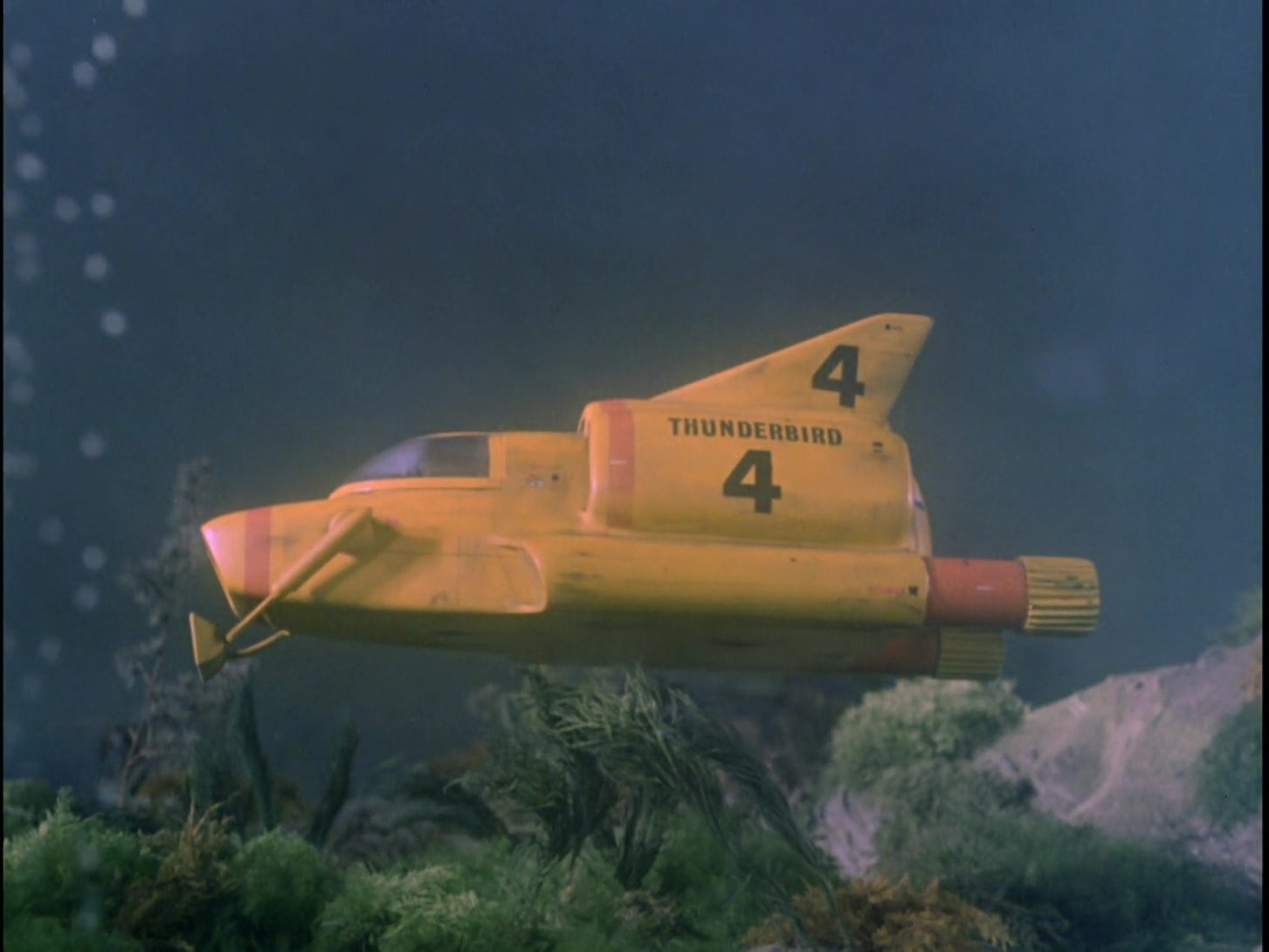 Thunderbird 4 in The Mighty Atom.