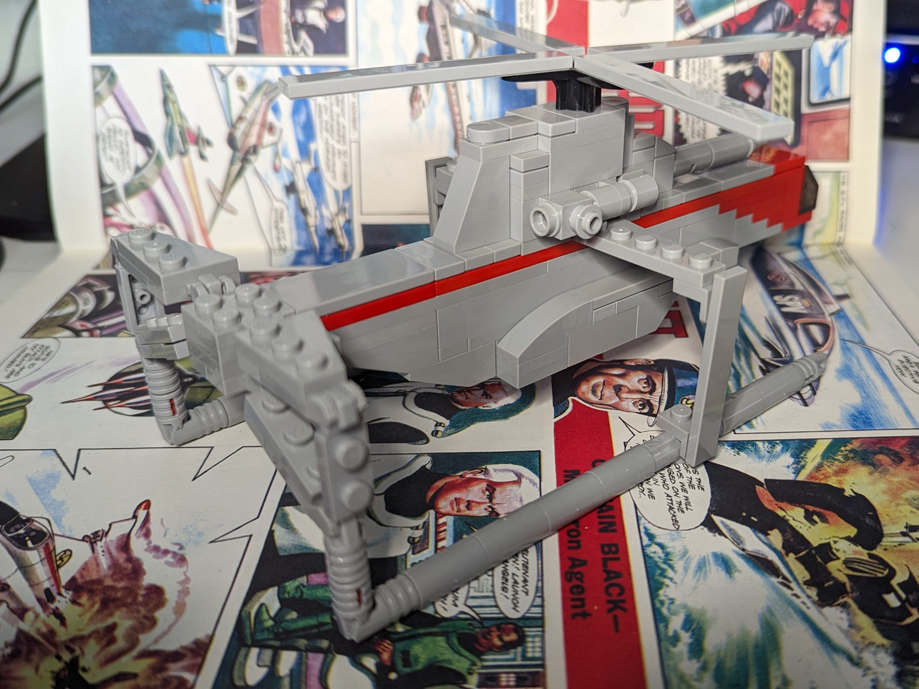 LEGO® Magnacopter MOC from Captain Scarlet And The Mysterons (Security Hazard, 2023)