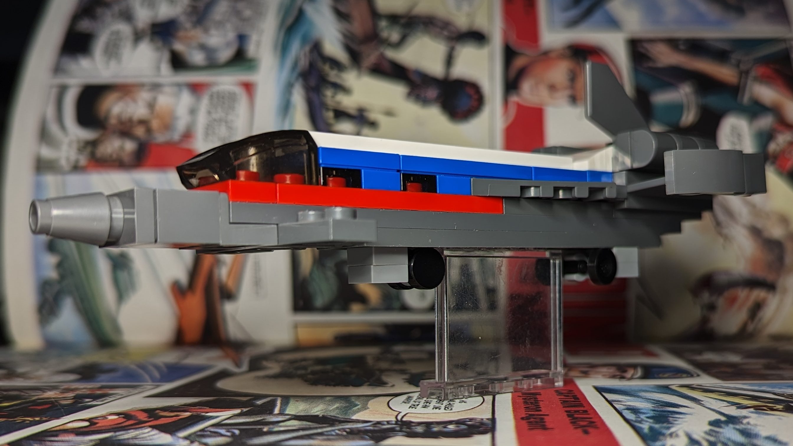 LEGO® Spectrum Passenger Jet MOC from Captain Scarlet And The Mysterons (Security Hazard, 2023)