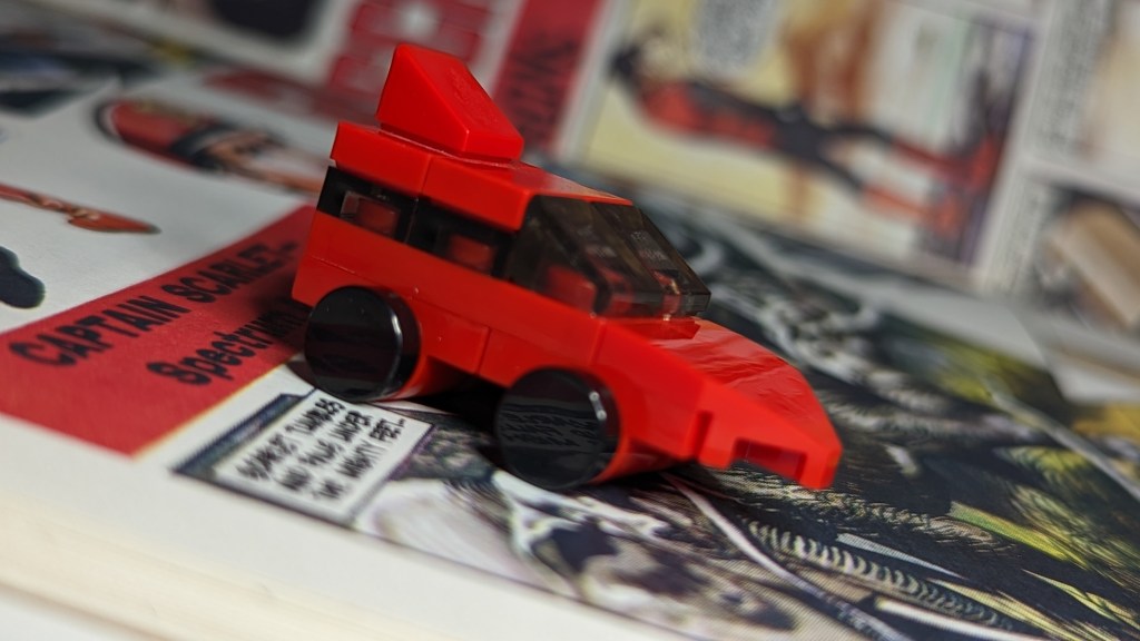 LEGO® Spectrum Patrol Car MOC from Captain Scarlet And The Mysterons (Security Hazard, 2023)