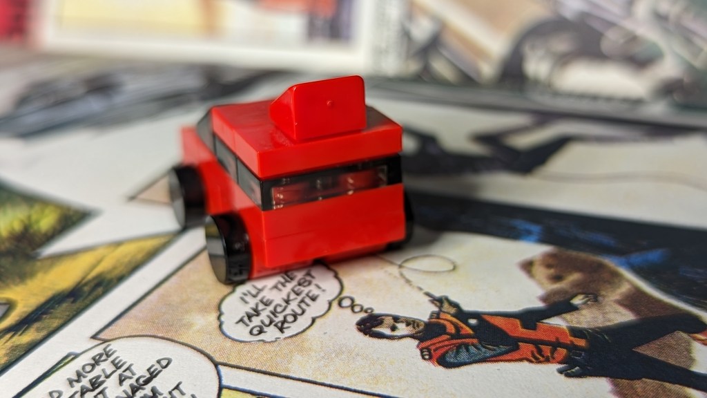 LEGO® Spectrum Patrol Car MOC from Captain Scarlet And The Mysterons (Security Hazard, 2023)