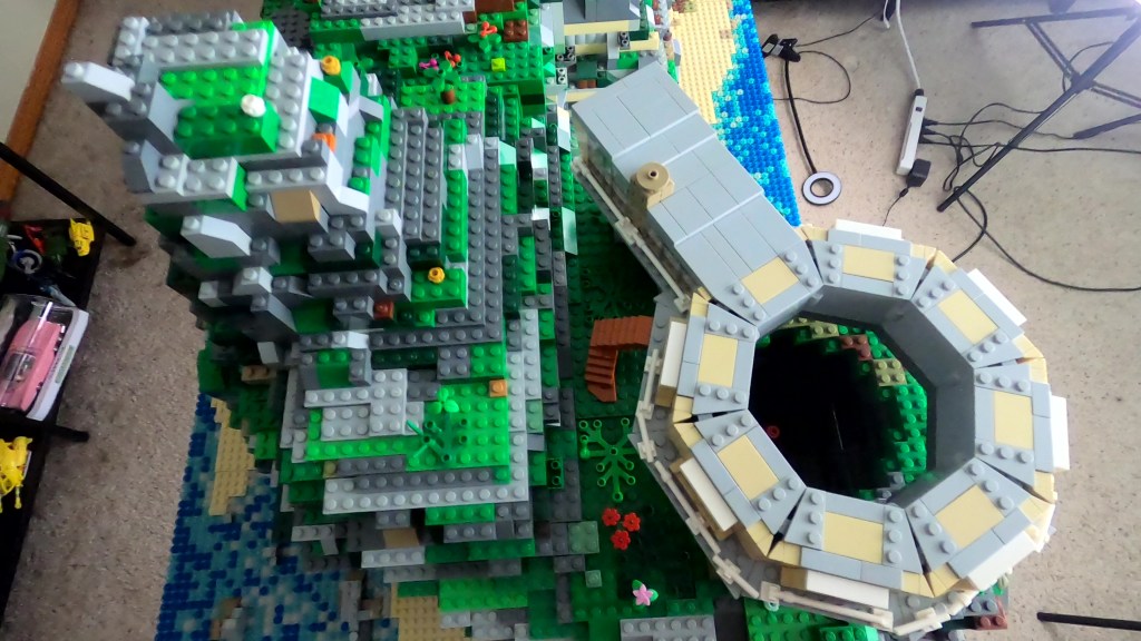 The round house from above.