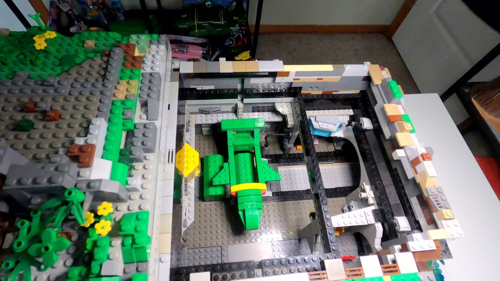 Thunderbird 2's hangar from above.