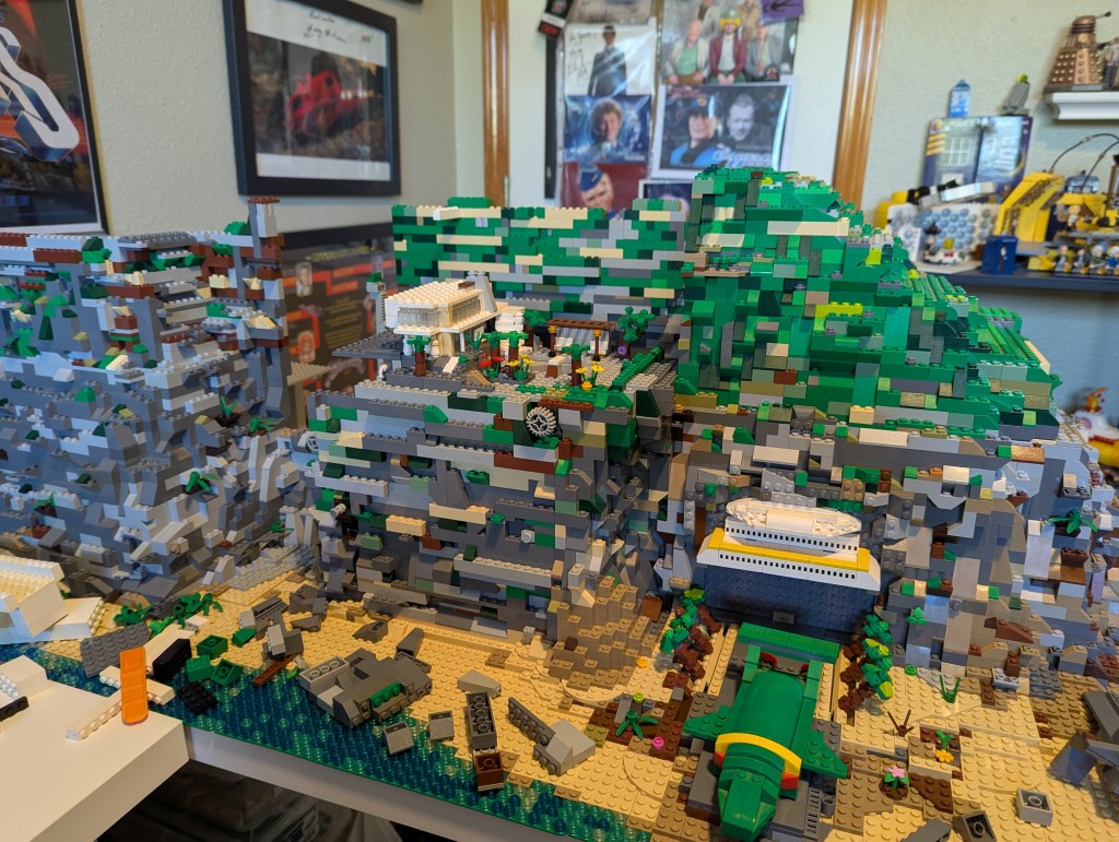 The Tracy Villa has been moved down the mountain.